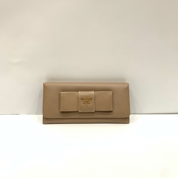 Prada Tan Leather Wallet - Picture 1 of 15